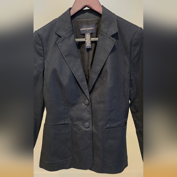 Banana Republic Classic Black Women's Blazer - Picture 2 of 4